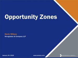 Opportunity zones
